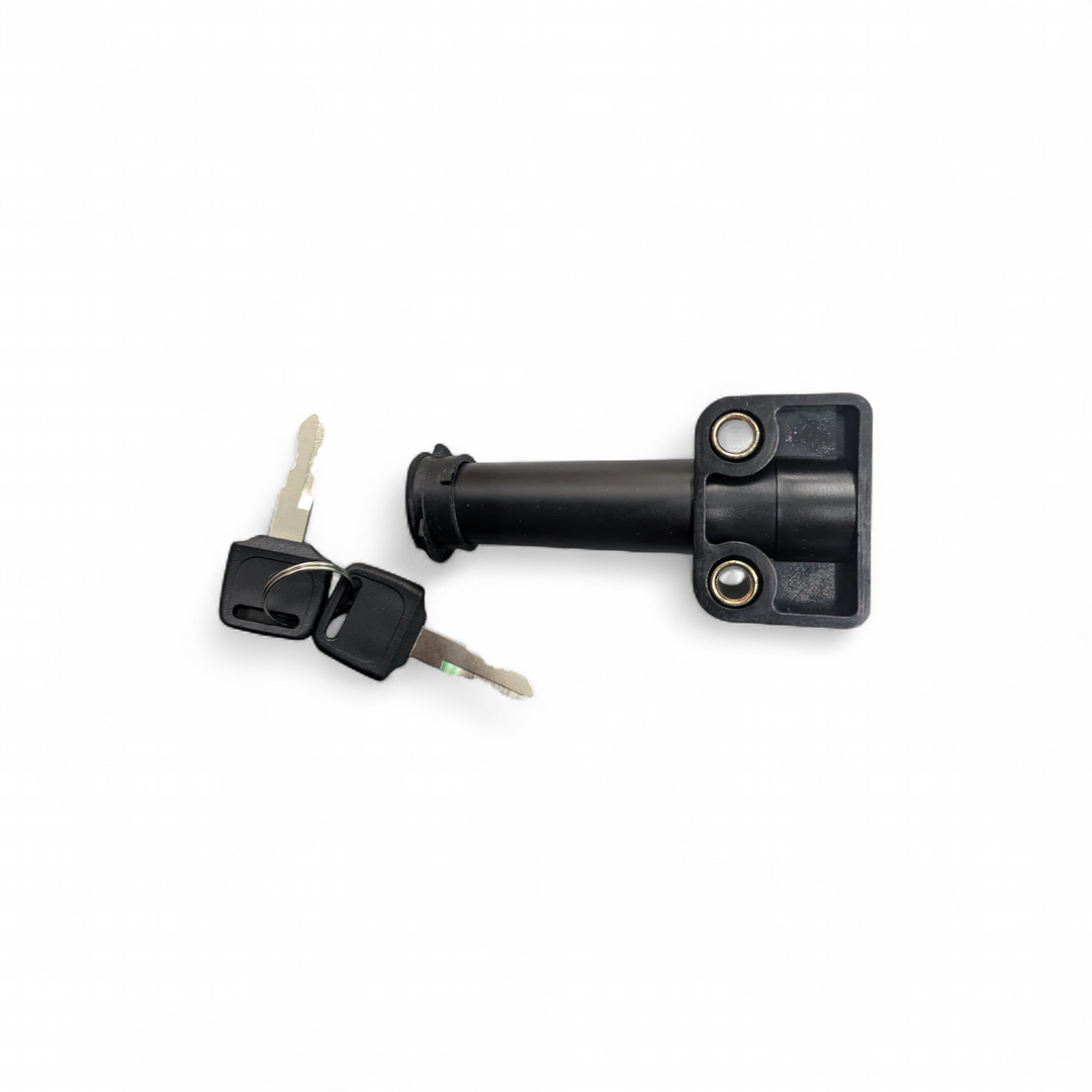 Keys and lock of under seat storage